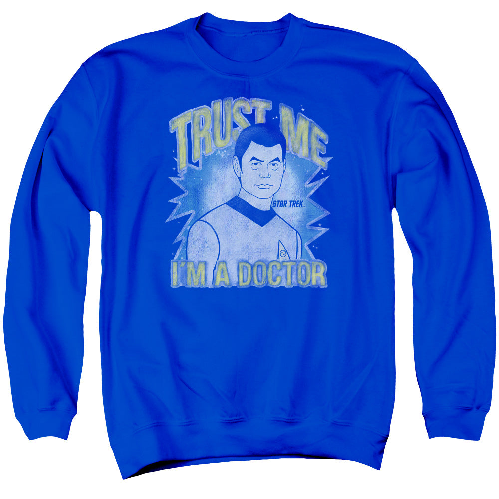 Star Trek - Doctor - Adult Crewneck Sweatshirt - Royal Blue