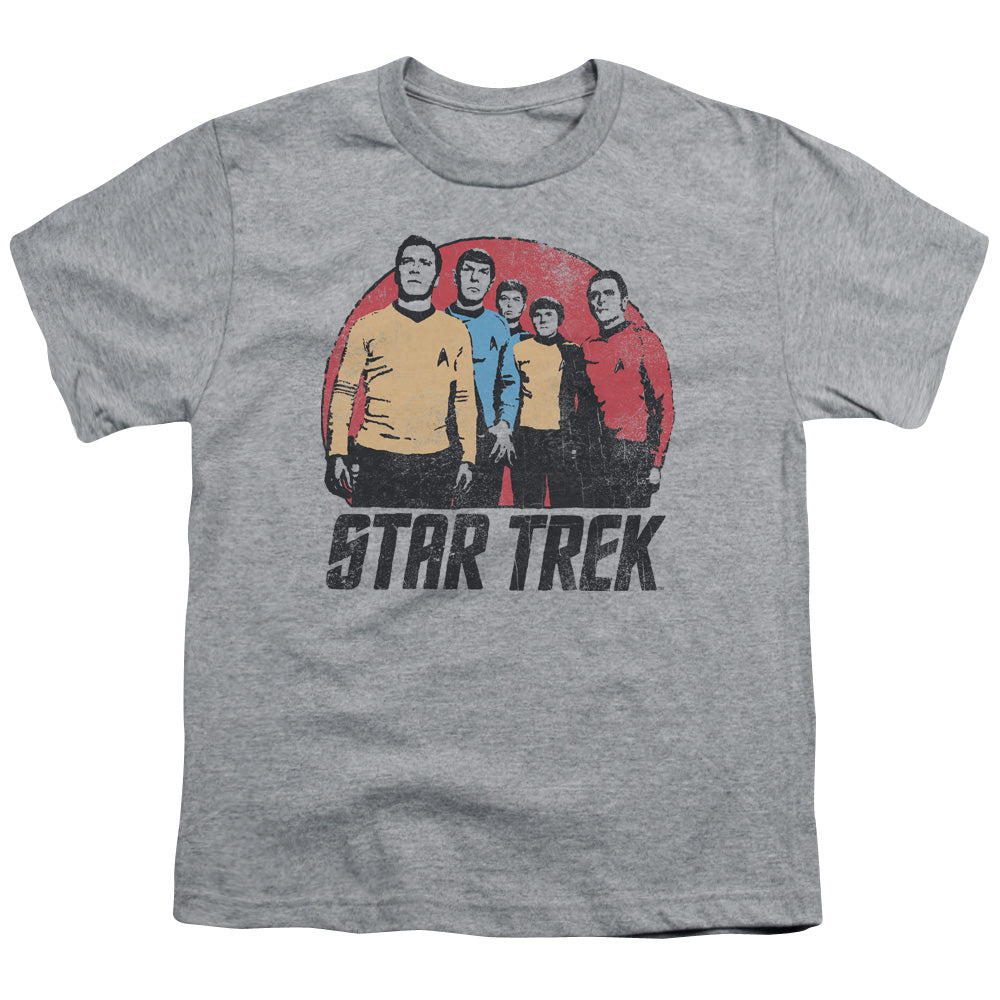 Star Trek - Landing Party - Short Sleeve Youth 18/1 - Athletic Heather T-shirt