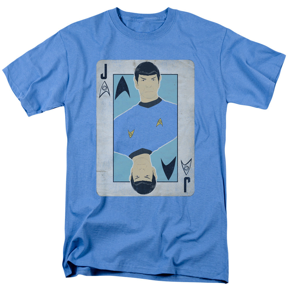 Star Trek - Tos Jack - Short Sleeve Adult 18/1 - Carolina Blue T-shirt