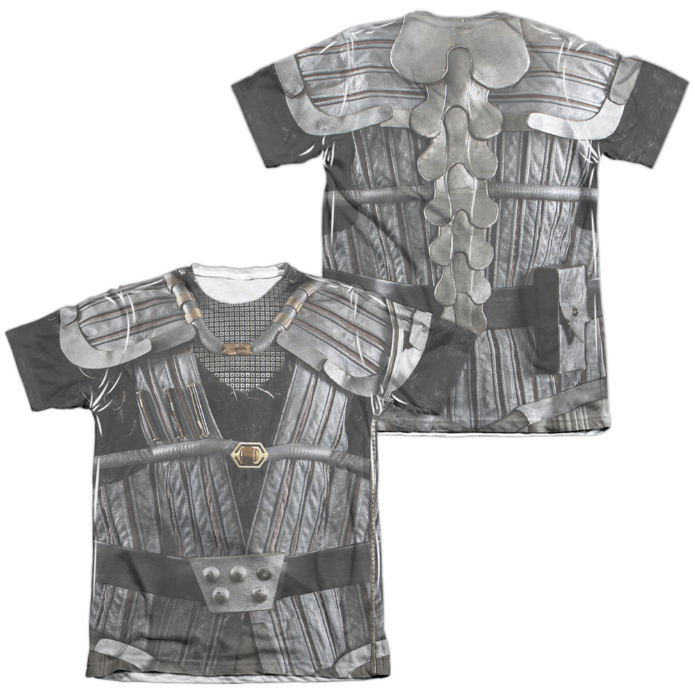 Star Trek - Klingon Uniform (Front/back Print) - Adult Poly/cotton Short Sleeve Tee - White T-shirt