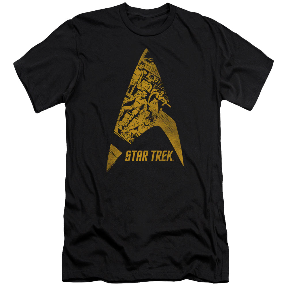 Star Trek - Delta Crew-premuim Canvas Adult Slim Fit 30/1 - Black