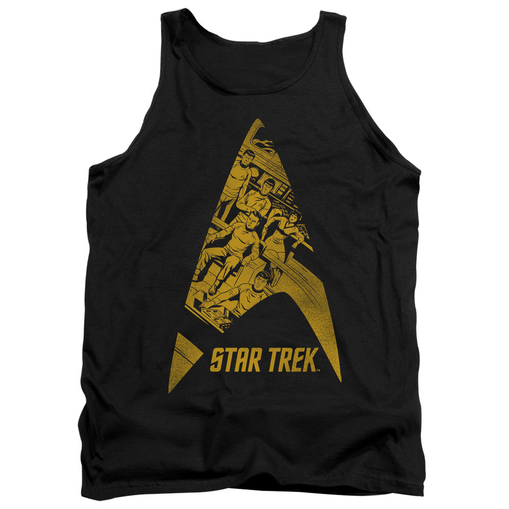 Star Trek - Delta Crew - Adult Tank - Black