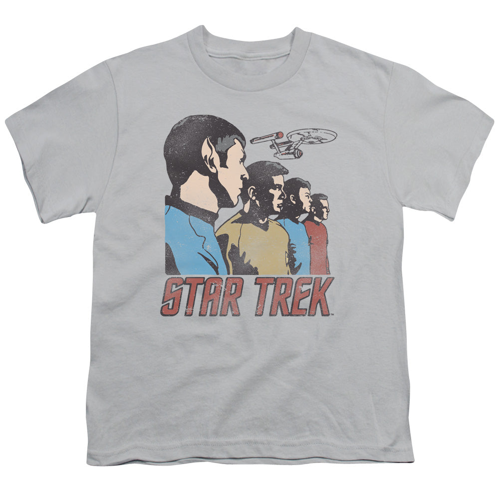 Star Trek - Federation Men - Short Sleeve Youth 18/1 - Silver T-shirt