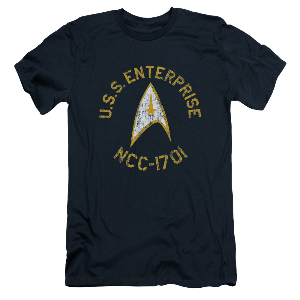 Star Trek - Collegiate - Short Sleeve Adult 30/1 - Navy T-shirt