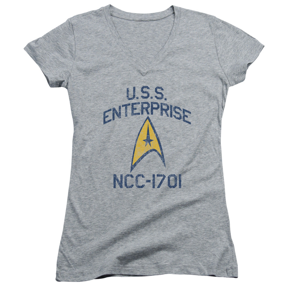 Star Trek - Collegiate Arch-junior V-neck - Athletic Heather