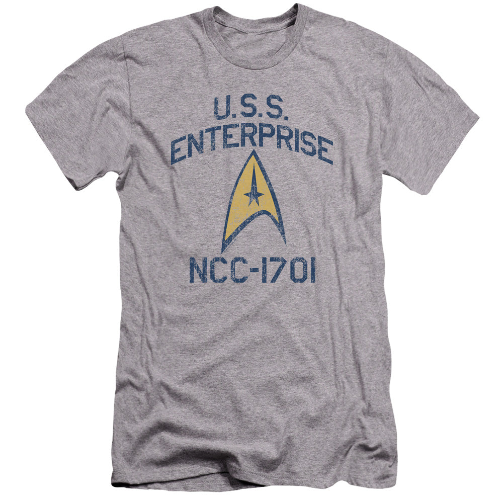 Star Trek - Collegiate Arch-premuim Canvas Adult Slim Fit 30/1 - Athletic Heather
