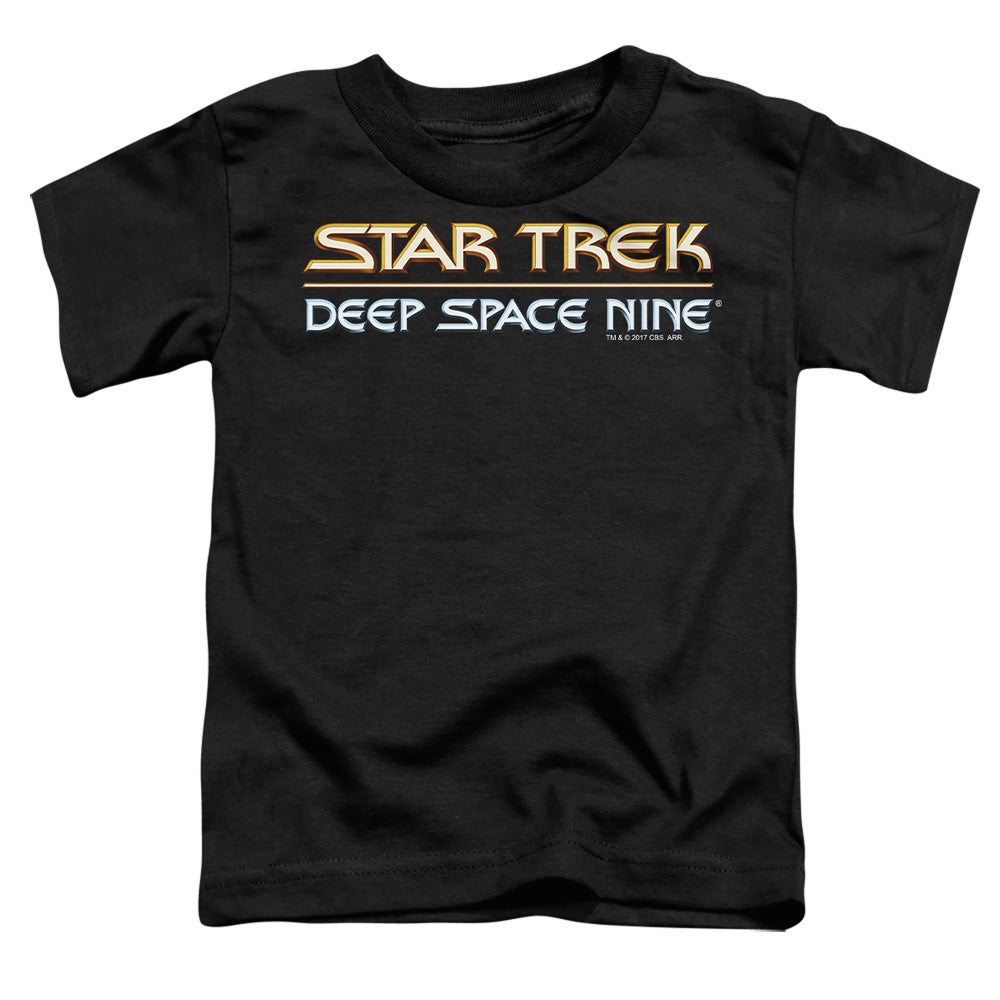 Star Trek - Deep Space Nine Logo - Short Sleeve Toddler Tee - Black T-shirt