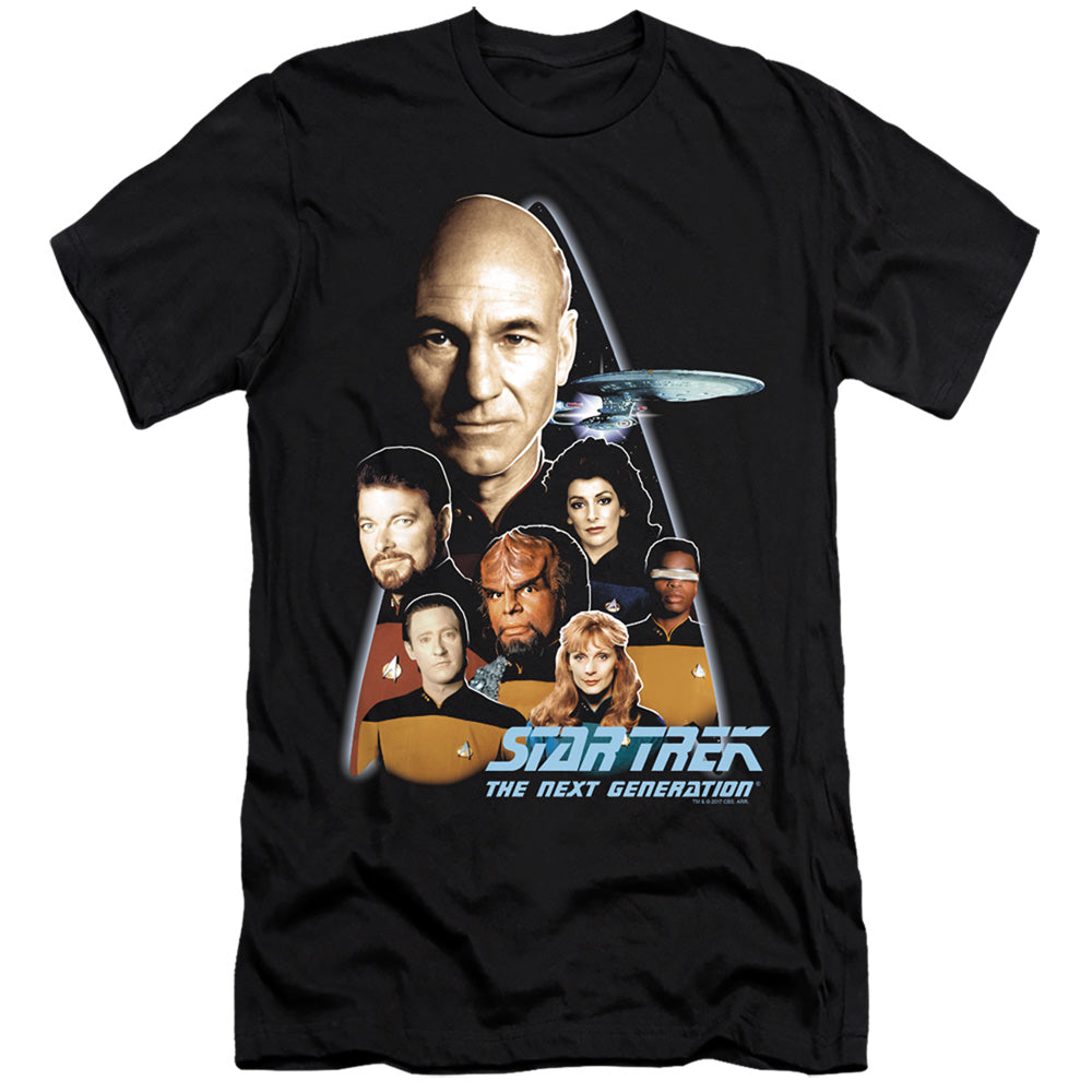 Star Trek - The Next Generation-premuim Canvas Adult Slim Fit 30/1 - Black
