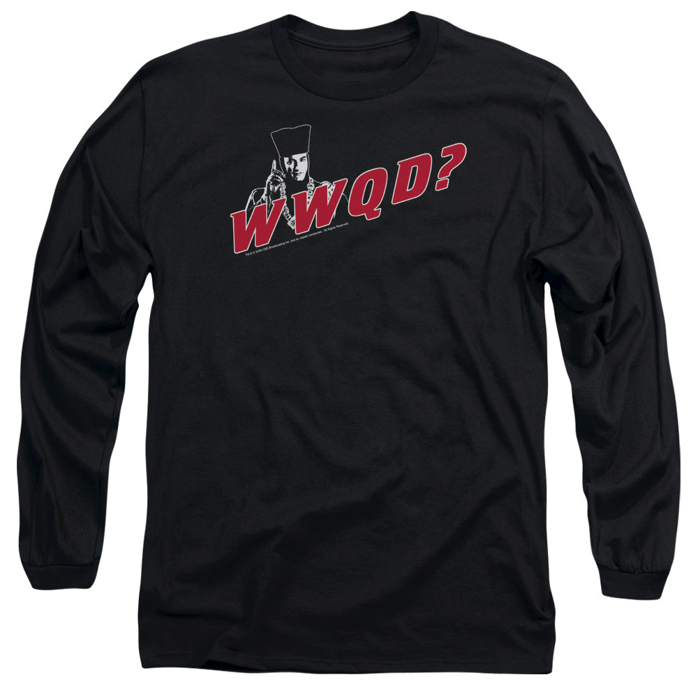 Star Trek - Wwqd - Long Sleeve Adult 18/1 - Black T-shirt