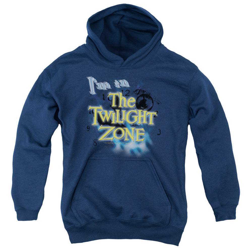 Twilight Zone - Im In The Twilight Zone - Youth Pull-over Hoodie - Navy