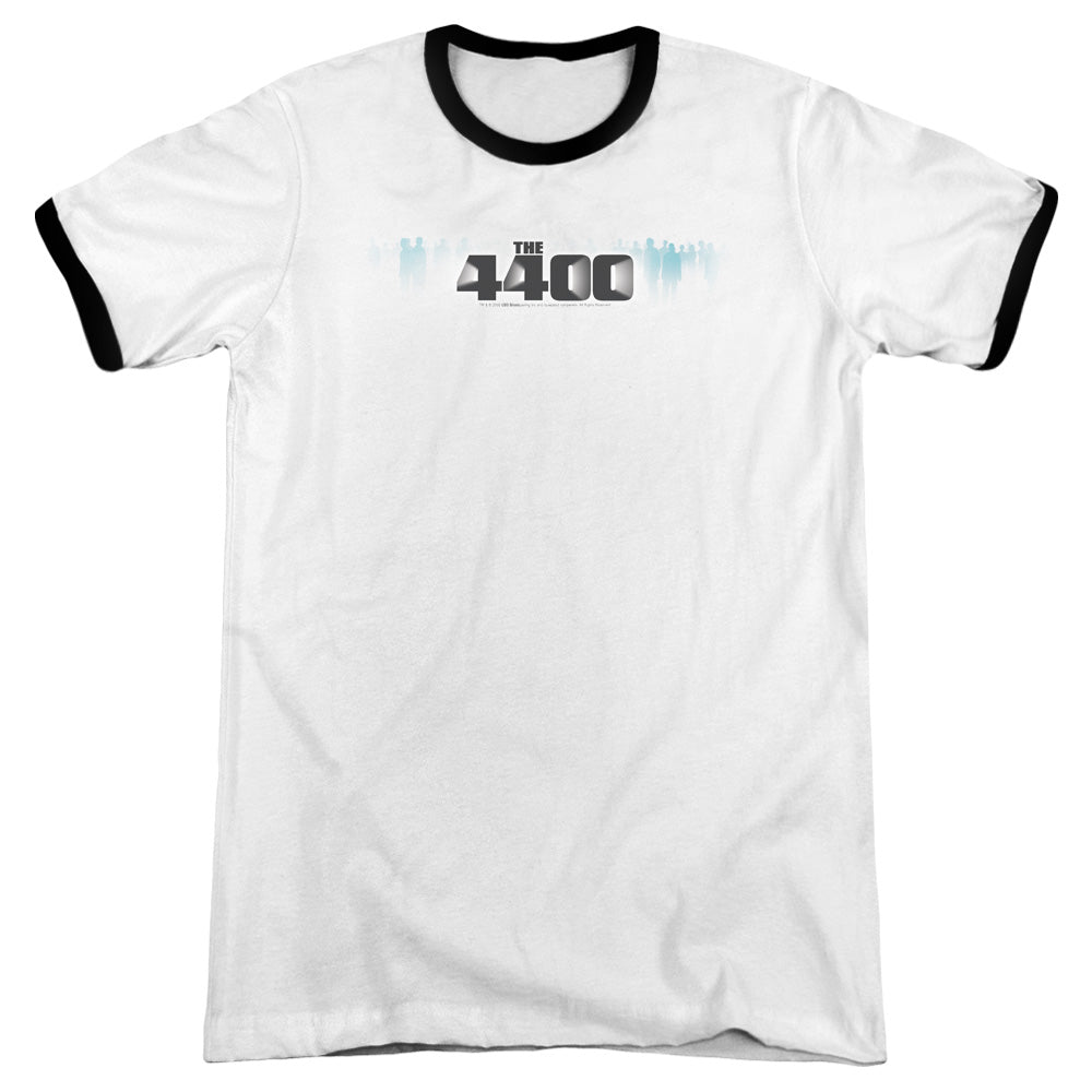 4400 - The 4400 Logo - Adult Ringer - White/black