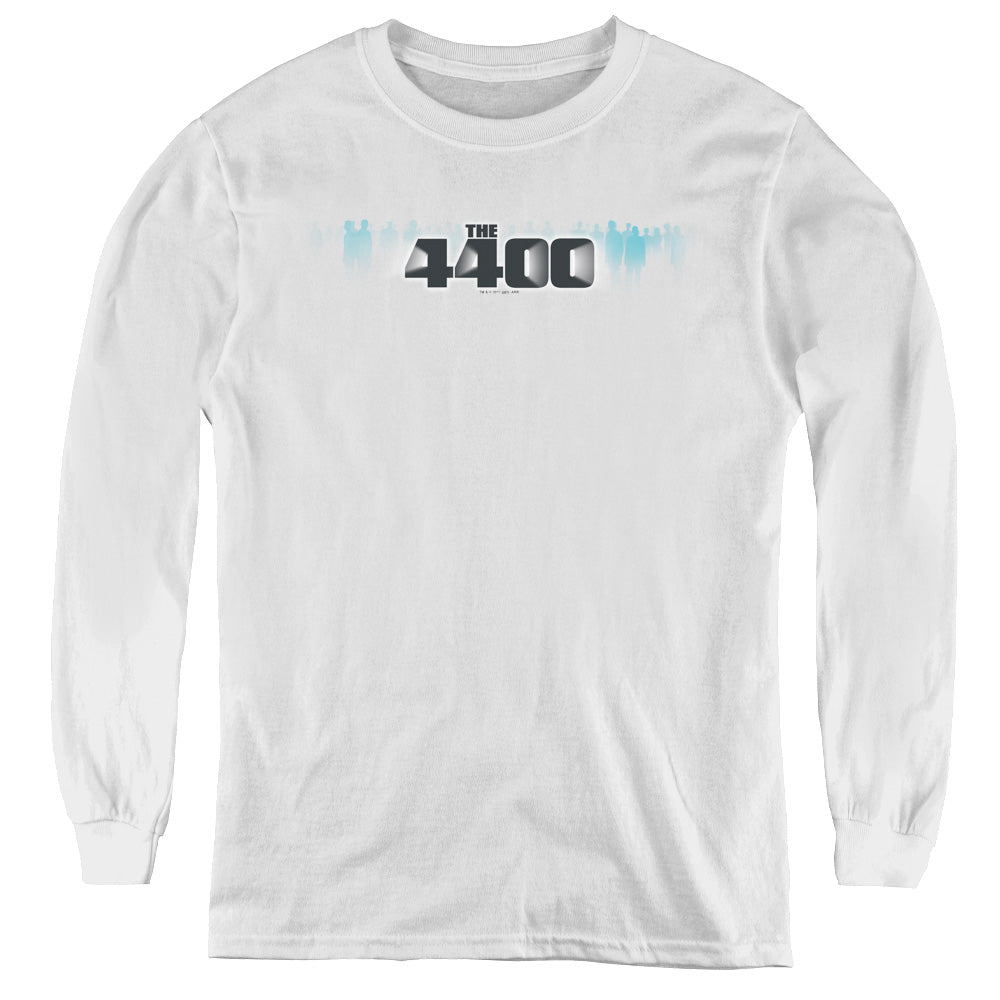 4400 - The 4400 Logo - Youth Long Sleeve Tee - White