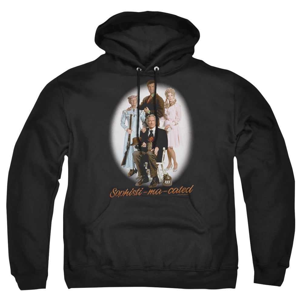 Beverly Hillbillieshort Sleeveophistimacated - Adult Pull-over Hoodie - Black T-shirt
