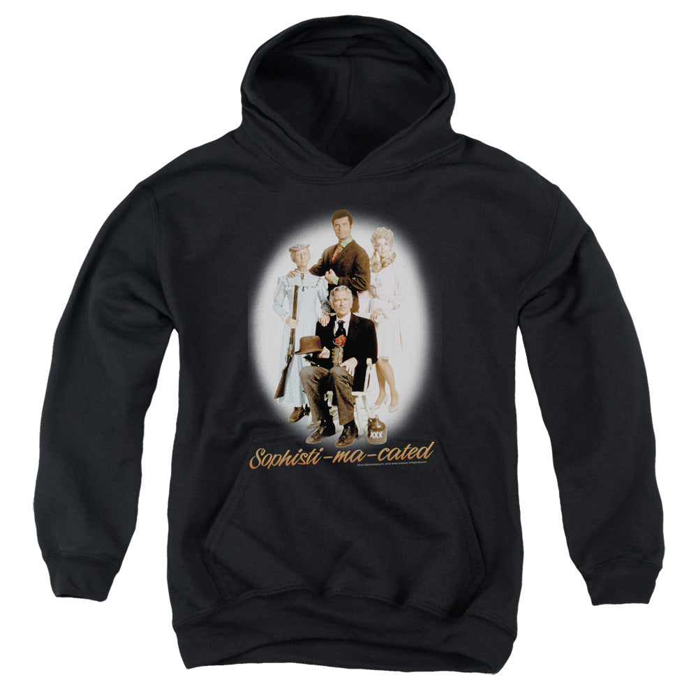 Beverly Hillbillieshort Sleeveophistimacated - Youth Pull-over Hoodie - Black T-shirt