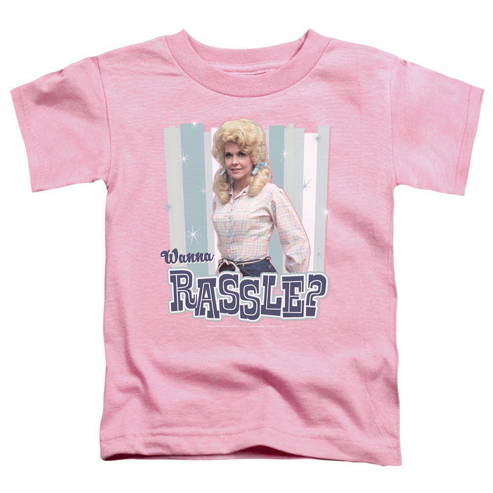 Beverly Hillbillies - Wanna Rassle - Short Sleeve Toddler Tee - Pink T-shirt
