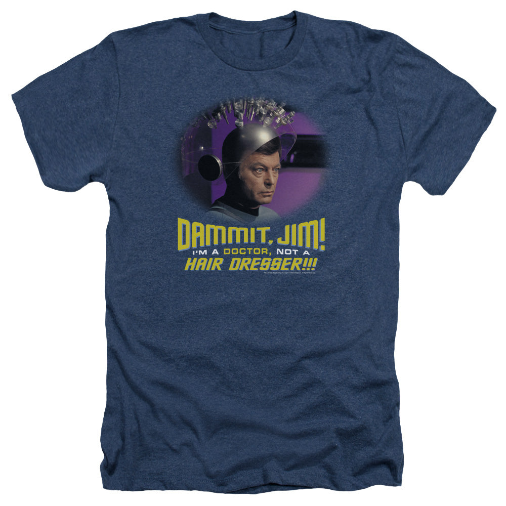 Star Trek - Not A Hair Dresser - Adult Heather - Navy