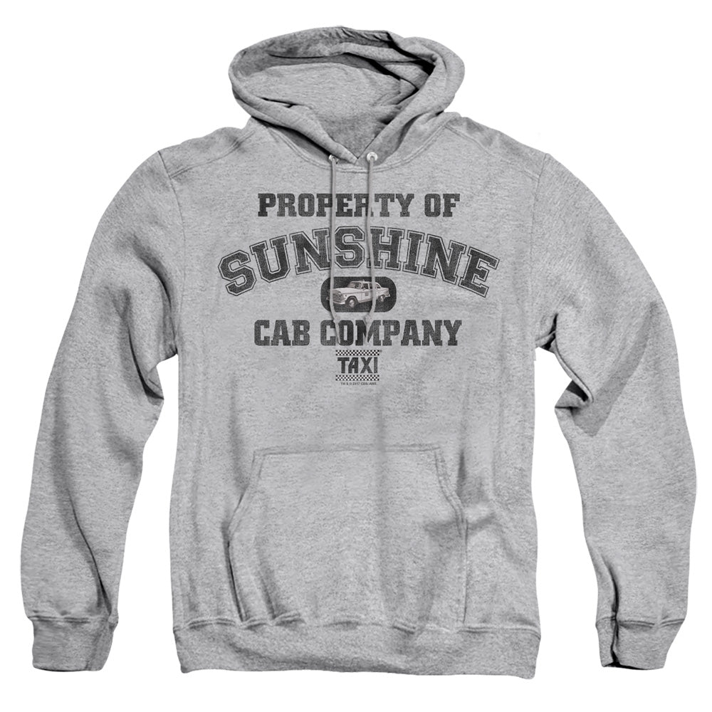 Taxi - Property Of Sunshine Cab - Adult Pull-over Hoodie - Athletic Heather