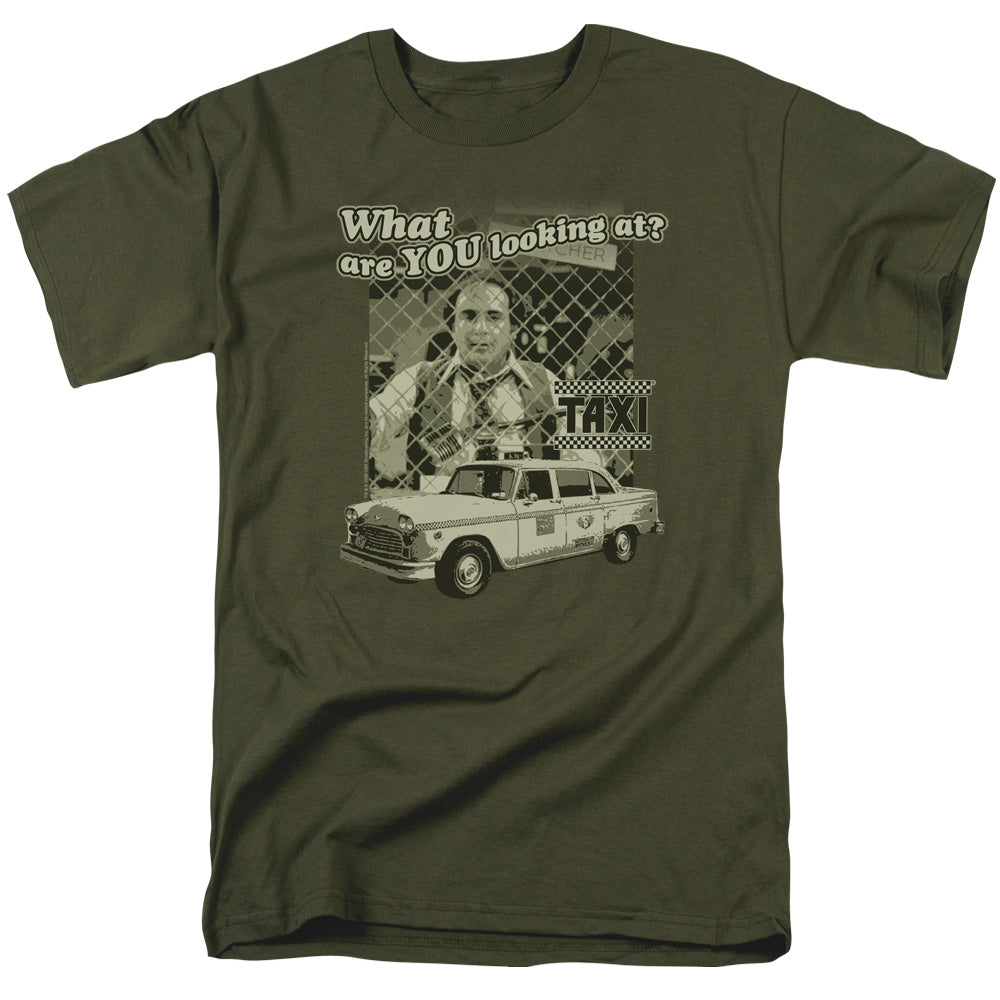 Taxi - Whats A Matta - Short Sleeve Adult 18/1 - Military Green T-shirt