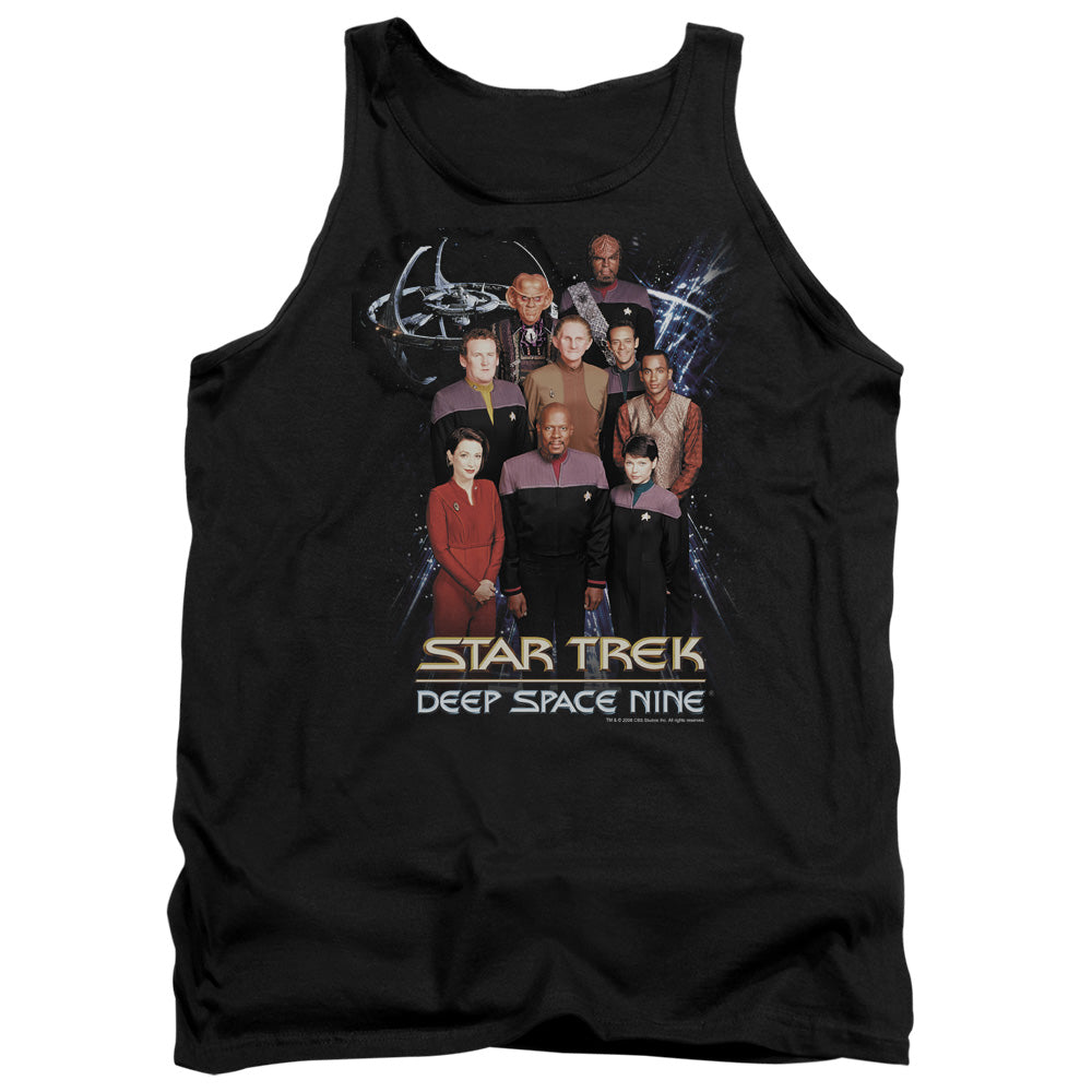 Star Trek - Ds9 Crew - Adult Tank - Black