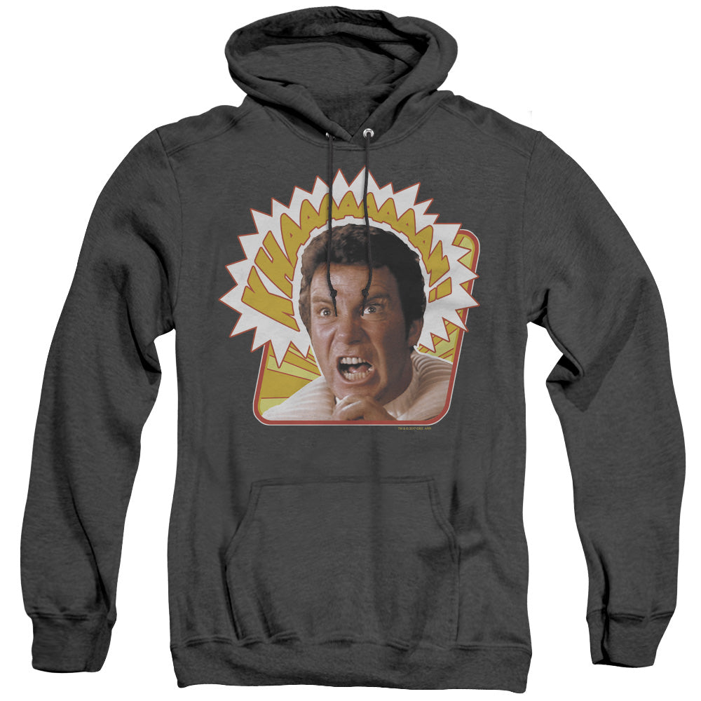 Star Trek - Khaaaaaan - Adult Heather Hoodie - Black