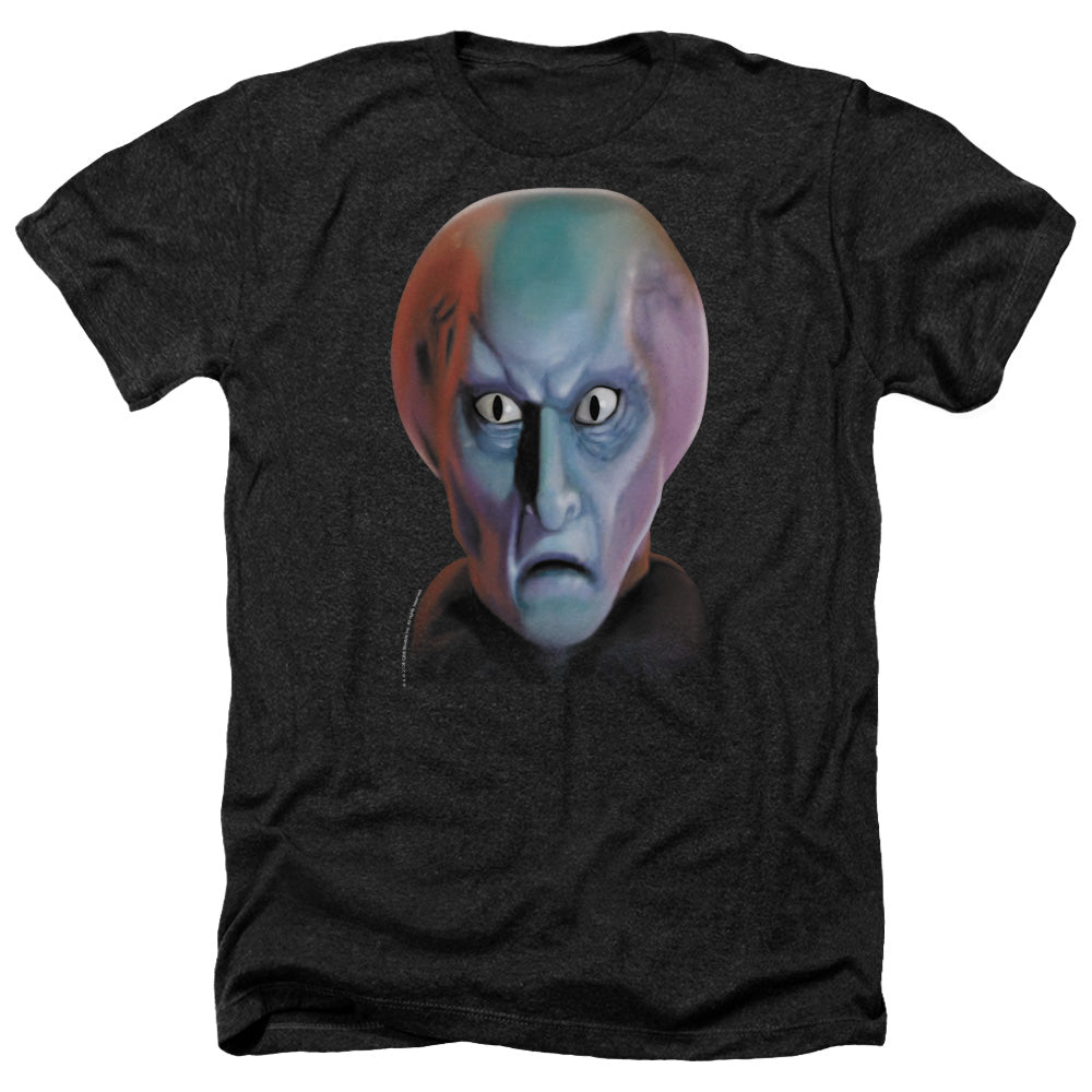 Star Trek - Balok Head - Adult Heather-black