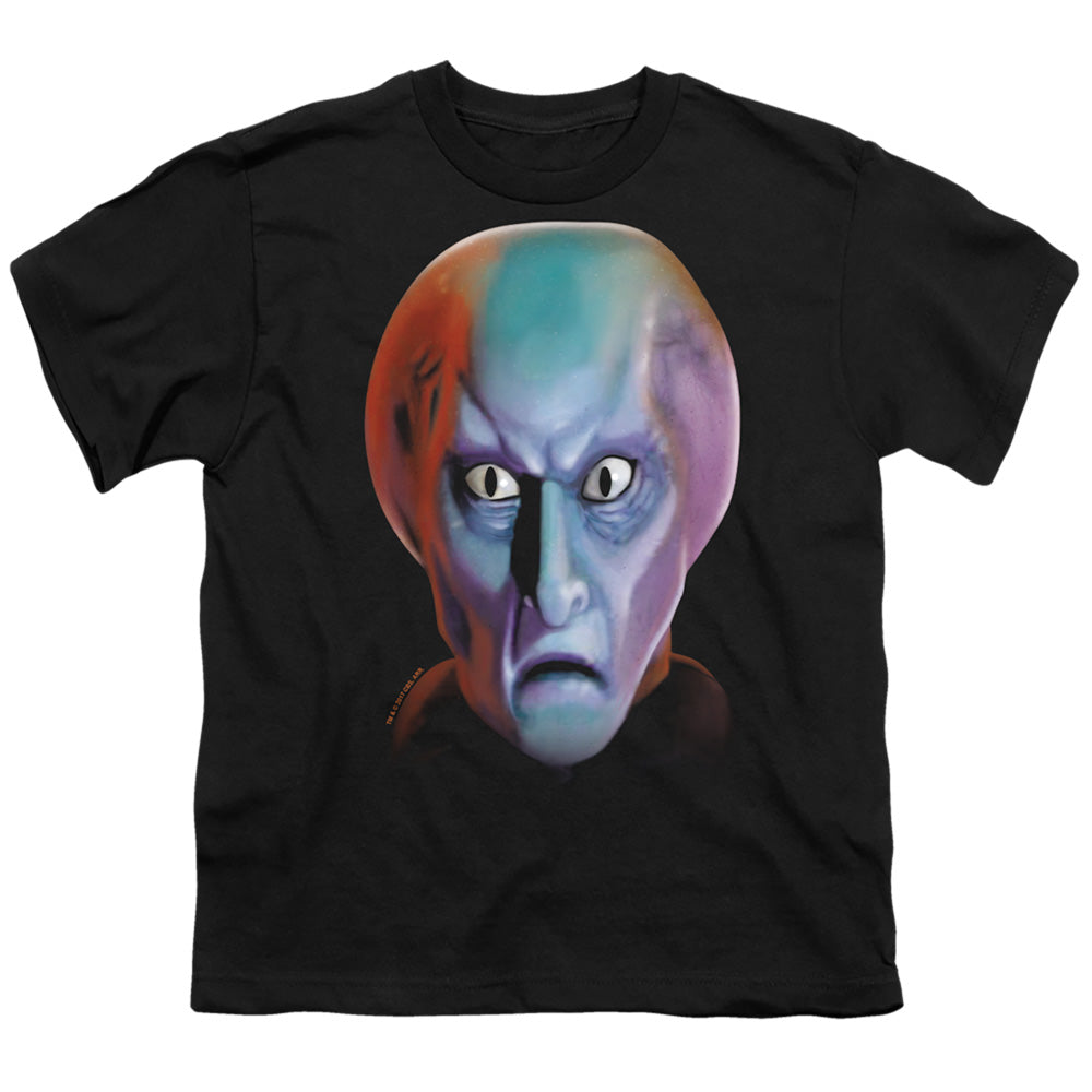 Star Trek - Balok Head - Short Sleeve Youth 18/1 - Black T-shirt