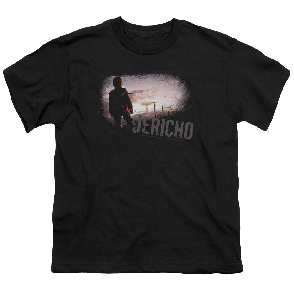 Jericho - Mushroom Cloud - Short Sleeve Youth 18/1 - Black T-shirt