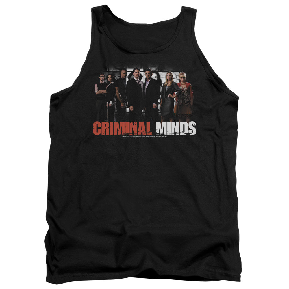Criminal Minds - The Brain Trust - Adult Tank - Black