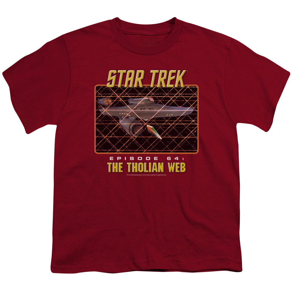 St:original - The Tholian Web - Short Sleeve Youth 18/1 - Cardinal T-shirt