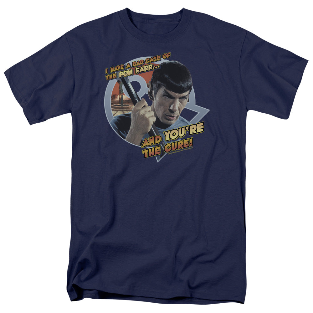 Star Trek - Pon Far - Short Sleeve Adult 18/1 - Navy T-shirt