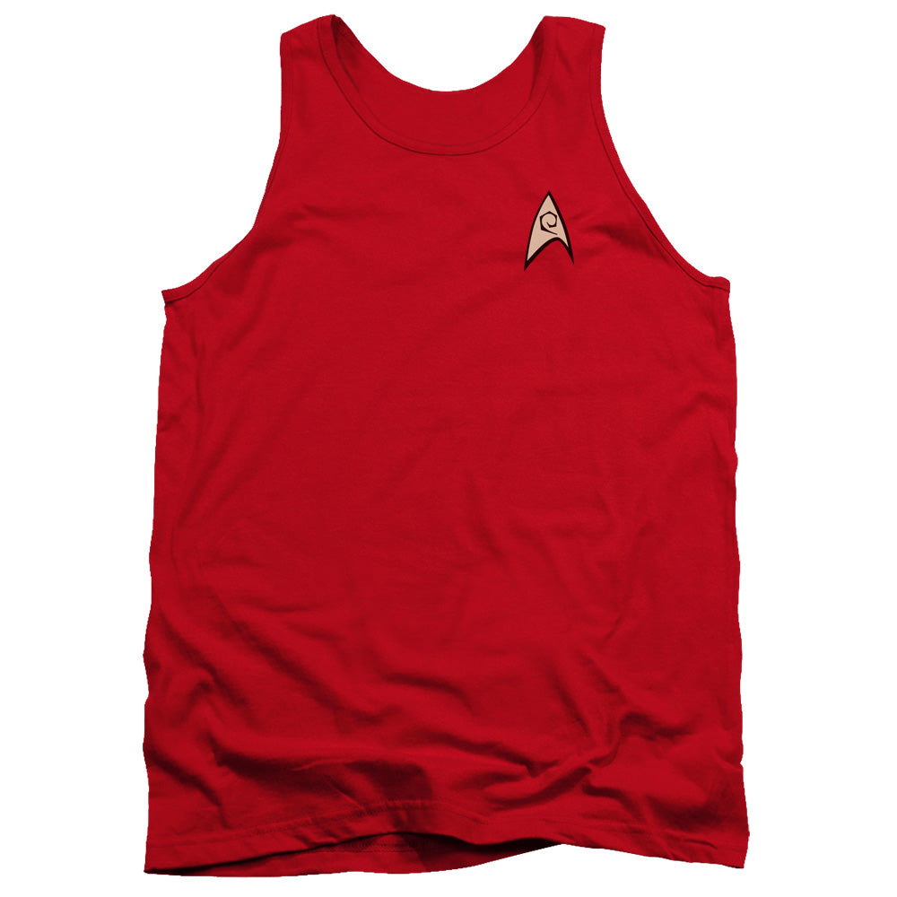 Star Trek - Engineering Uniform - Adult Tank - Red