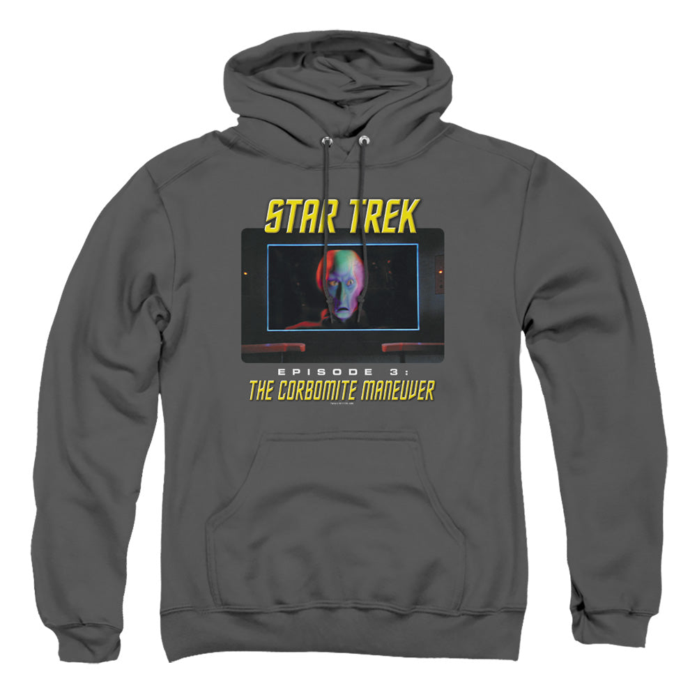 St Original - The Corbomite Maneuver - Adult Pull-over Hoodie - Charcoal