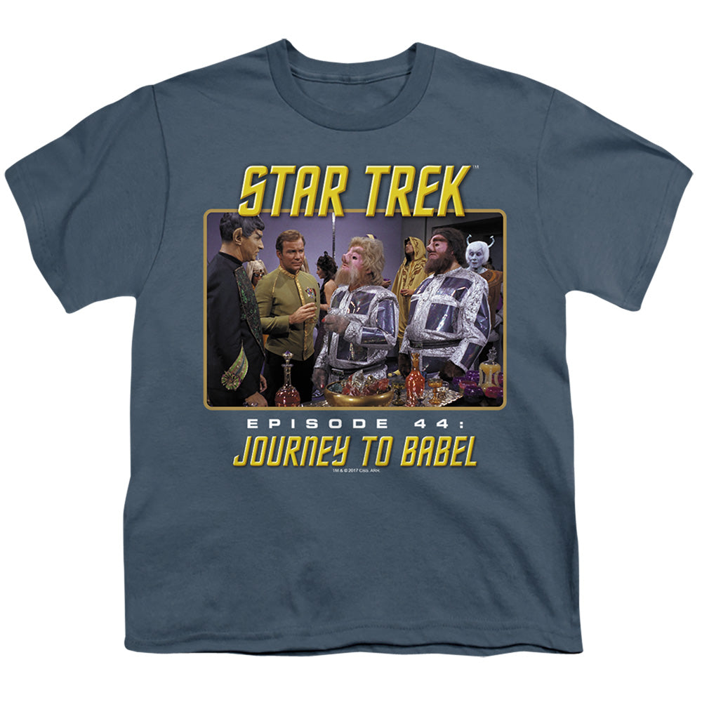 St Original - Journey To Babel - Short Sleeve Youth 18/1 - Slate T-shirt