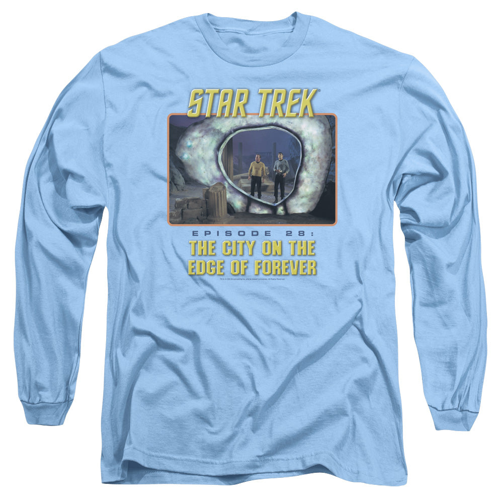 St Original - Edge Of Forever - Long Sleeve Adult 18/1 - Carolina Blue T-shirt
