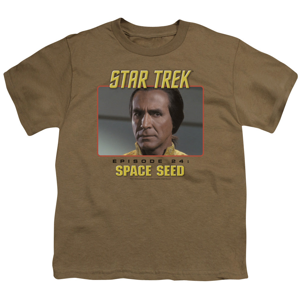 St Originalong Sleevepace Seed - S - S Youth 18/1 - Safari Green T-shirt