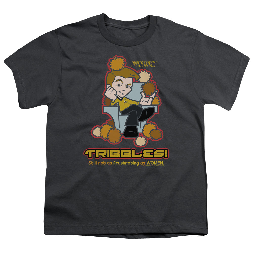 Quogs - Not As Frustrating - Short Sleeve Youth 18/1 - Charcoal T-shirt