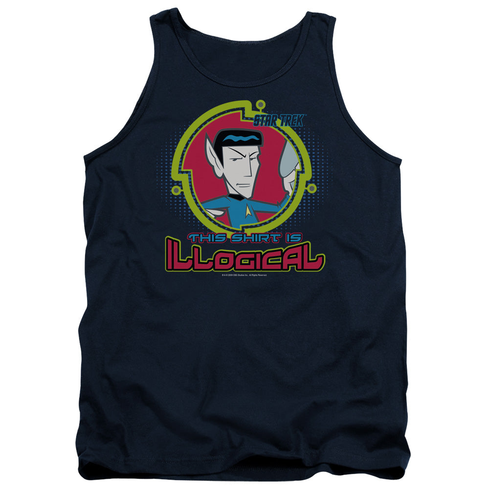 Quogs - Illogical - Adult Tank - Navy