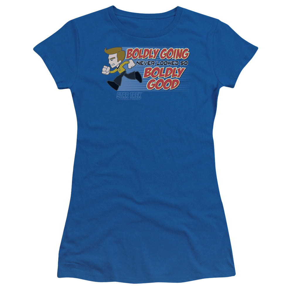 Quogs - Boldly Good - Short Sleeve Junior Sheer - Royal Blue T-shirt