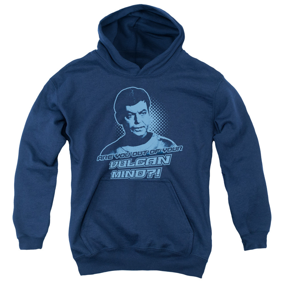 St Original Vulcan Mind-youth Pull-over Hoodie - Navy