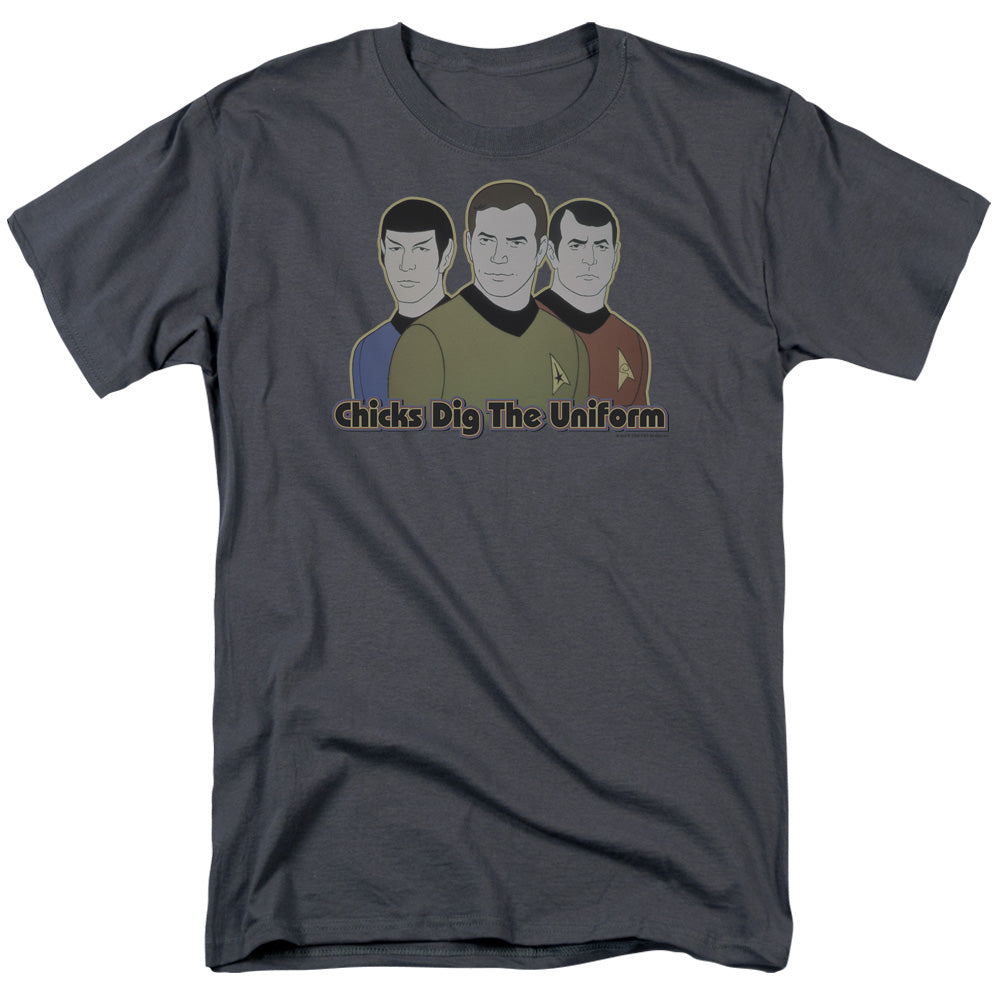 Star Trek - Dig It - Short Sleeve Adult 18/1 - Charcoal T-shirt