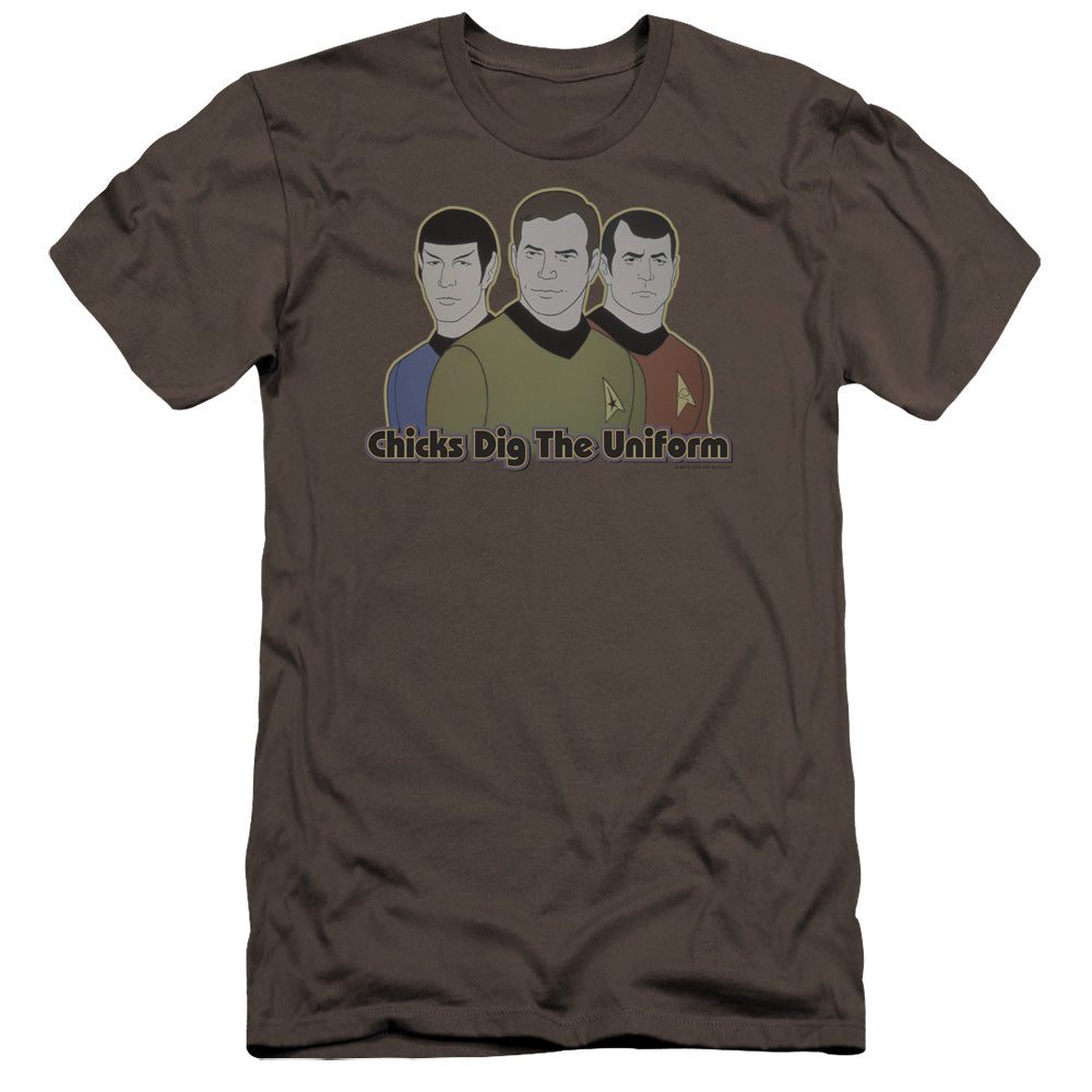 Star Trek - Dig It-premuim Canvas Adult Slim Fit 30/1 - Charcoal