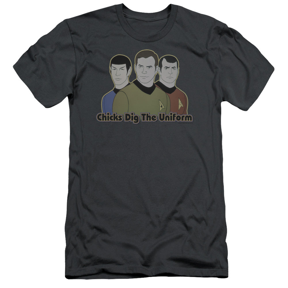 Star Trek - Dig It - Short Sleeve Adult 30/1 - Charcoal T-shirt