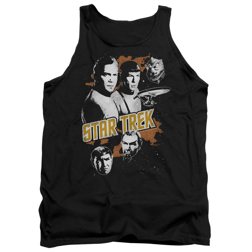 Star Trek - Graphic Good Vs Evil - Adult Tank - Black