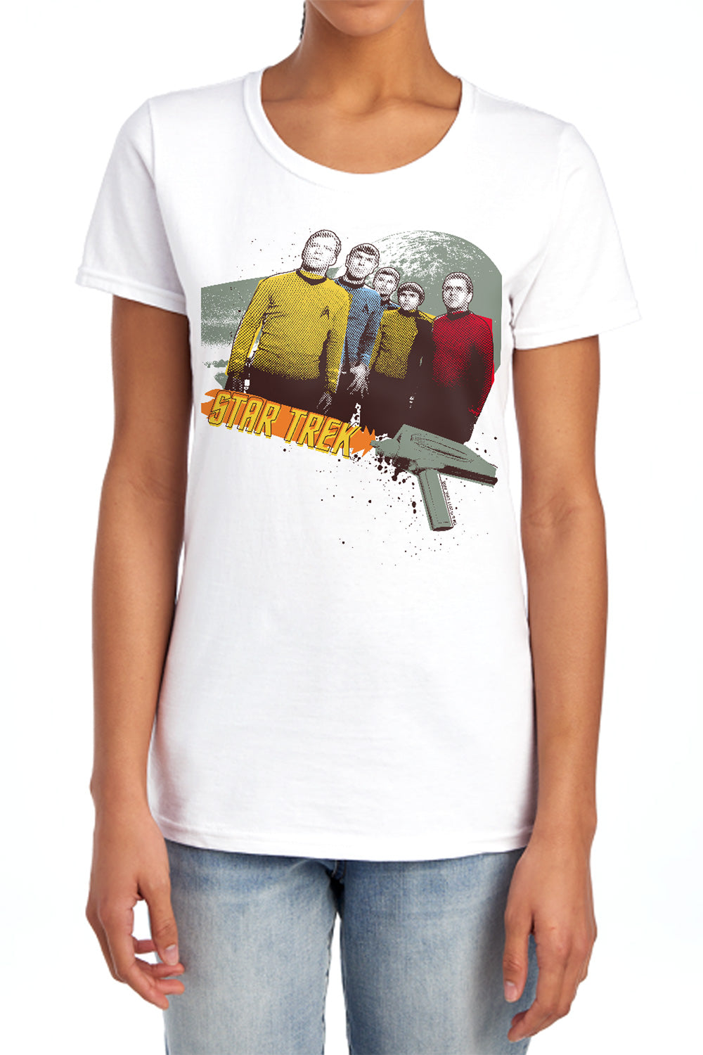 Star Trek - Strange New Worlds - Short Sleeve Womens Tee - White T-shirt