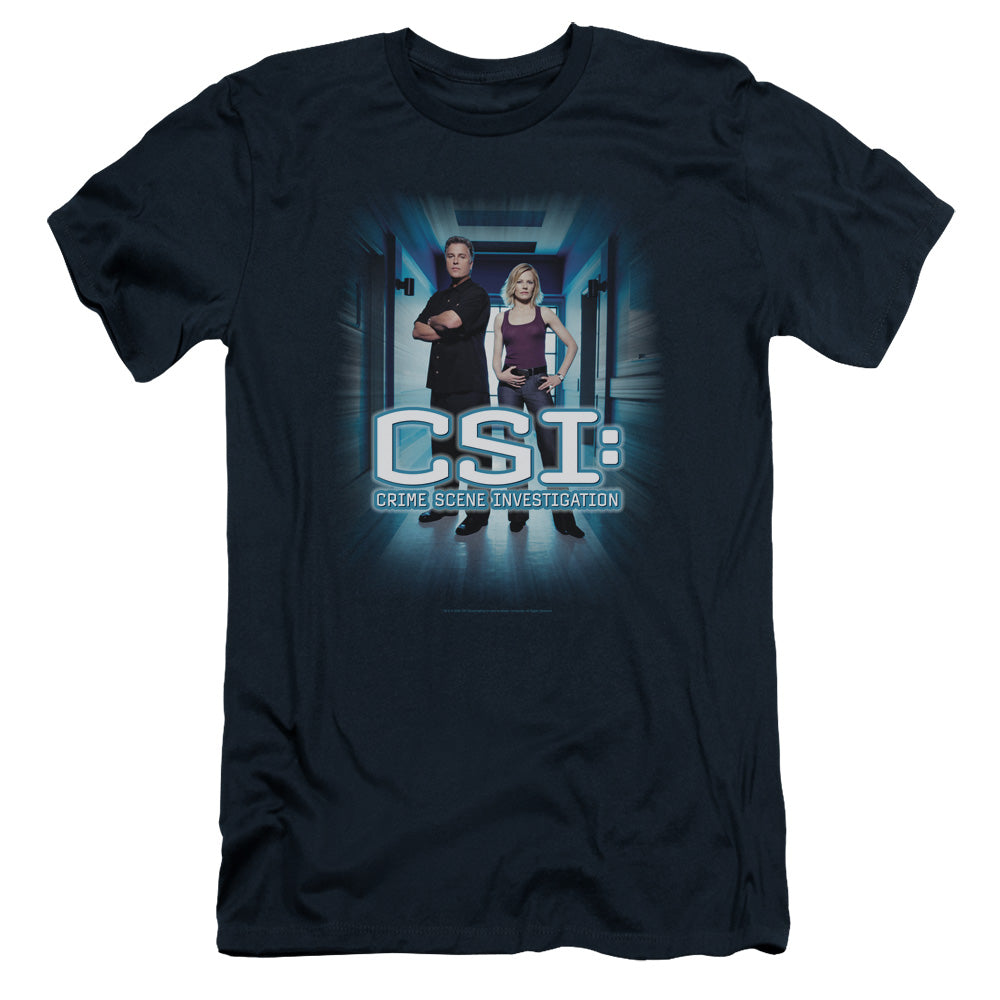 Csi - Serious Business - Short Sleeve Adult 30/1 - Navy T-shirt