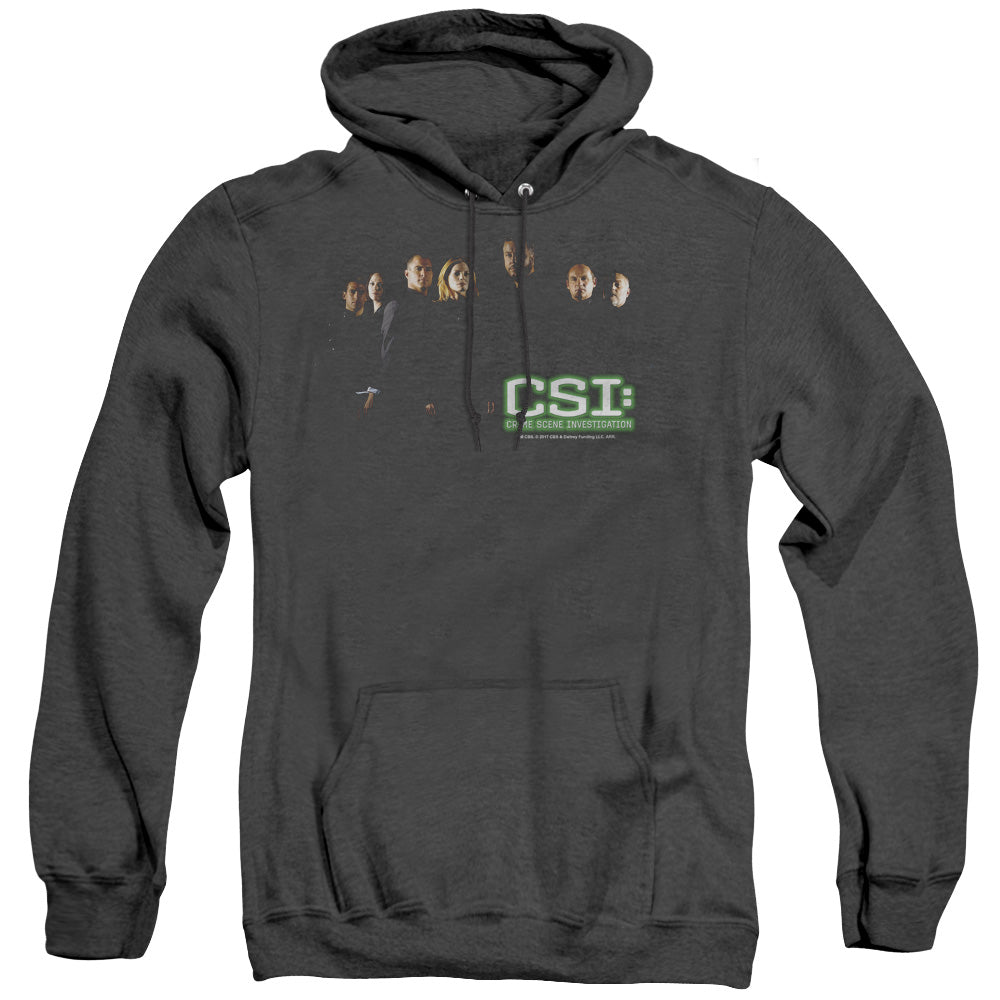 Csi - Shadow Cast - Adult Heather Hoodie - Black