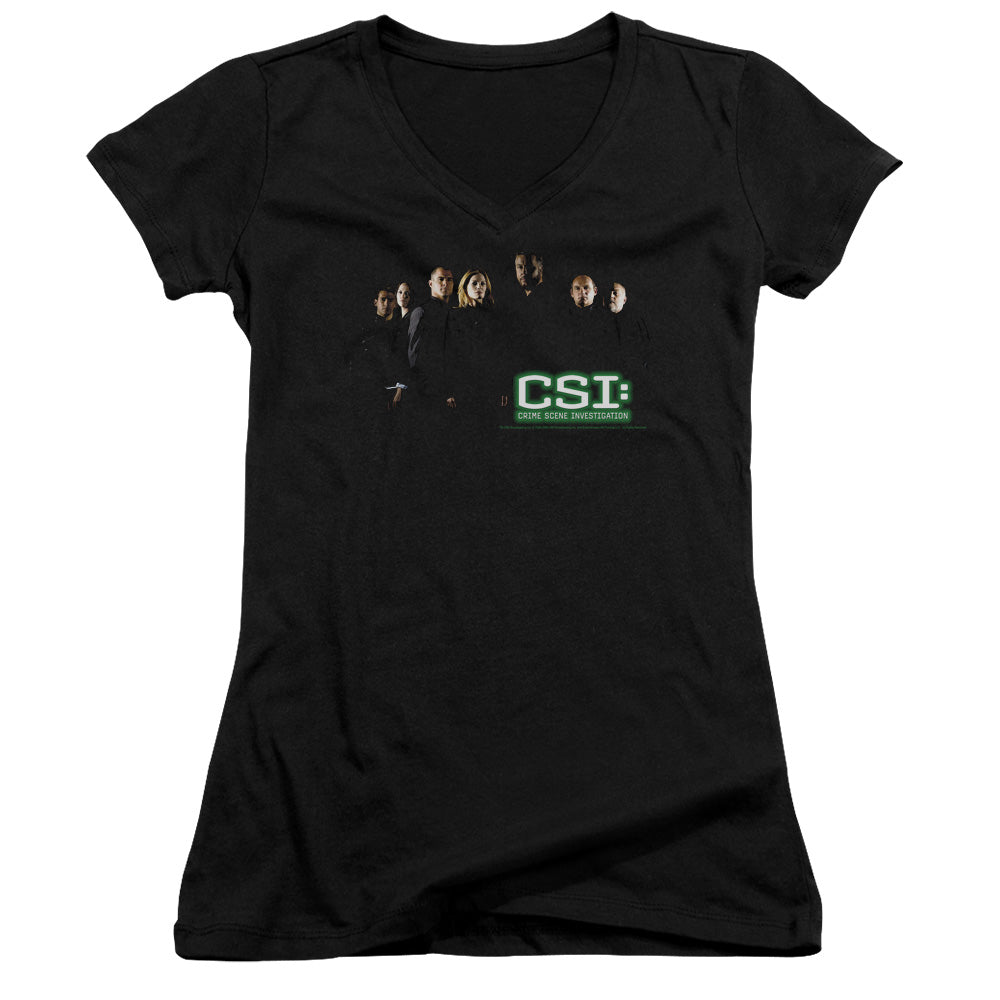 Csi - Shadow Cast - Junior V-neck - Black