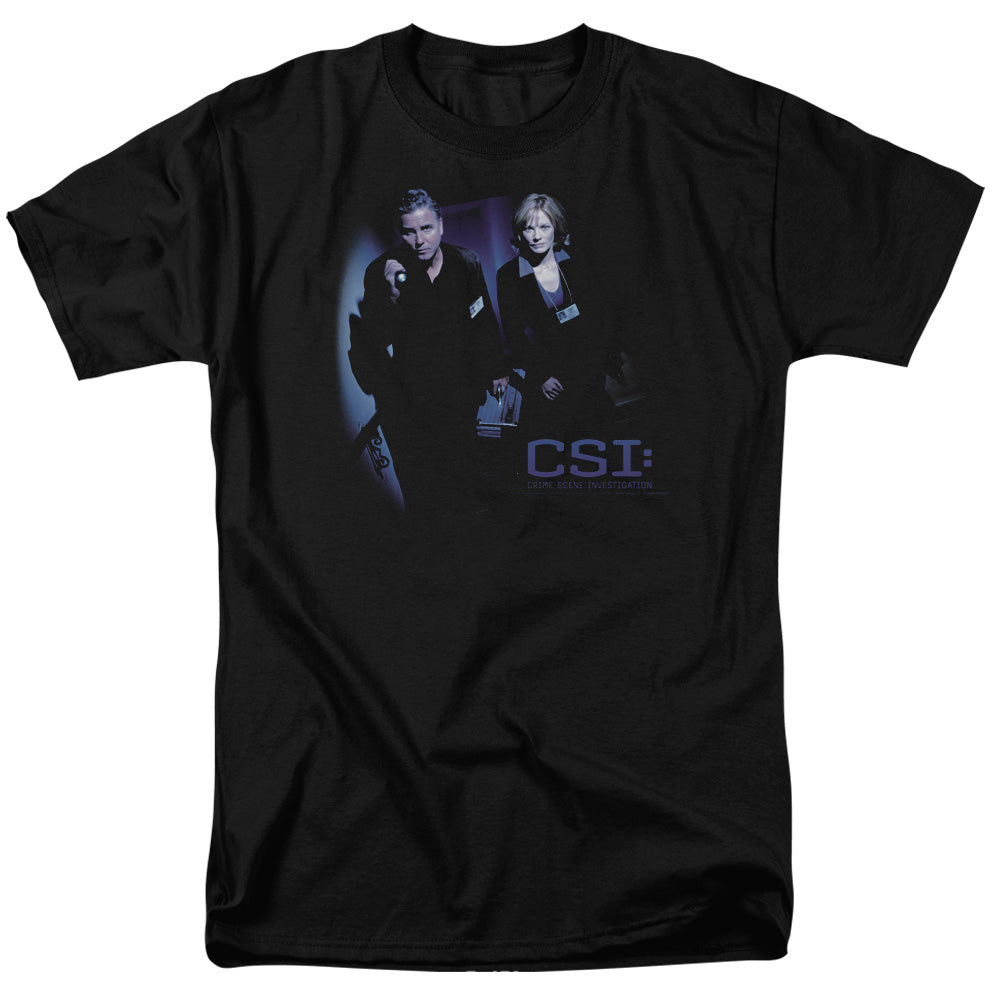 Csi - At The Scene - Short Sleeve Adult 18/1 - Black T-shirt