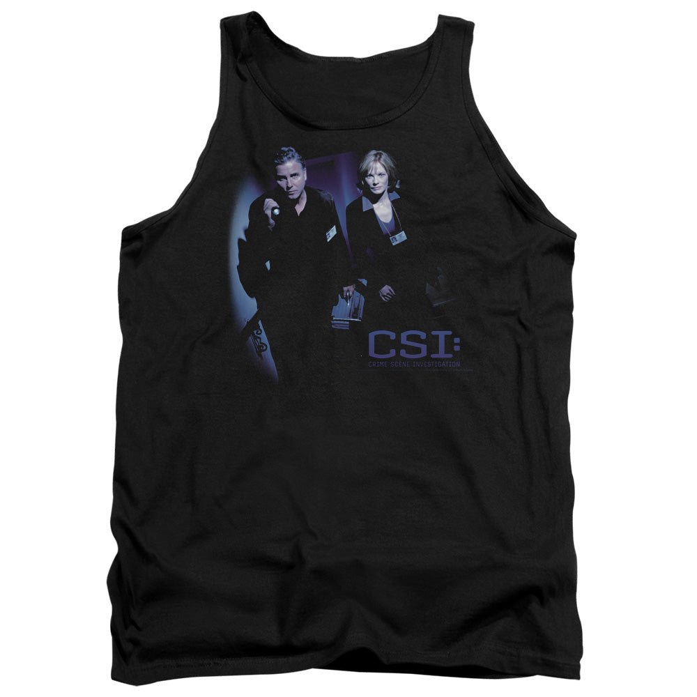 Csi - At The Scene - Adult Tank - Black