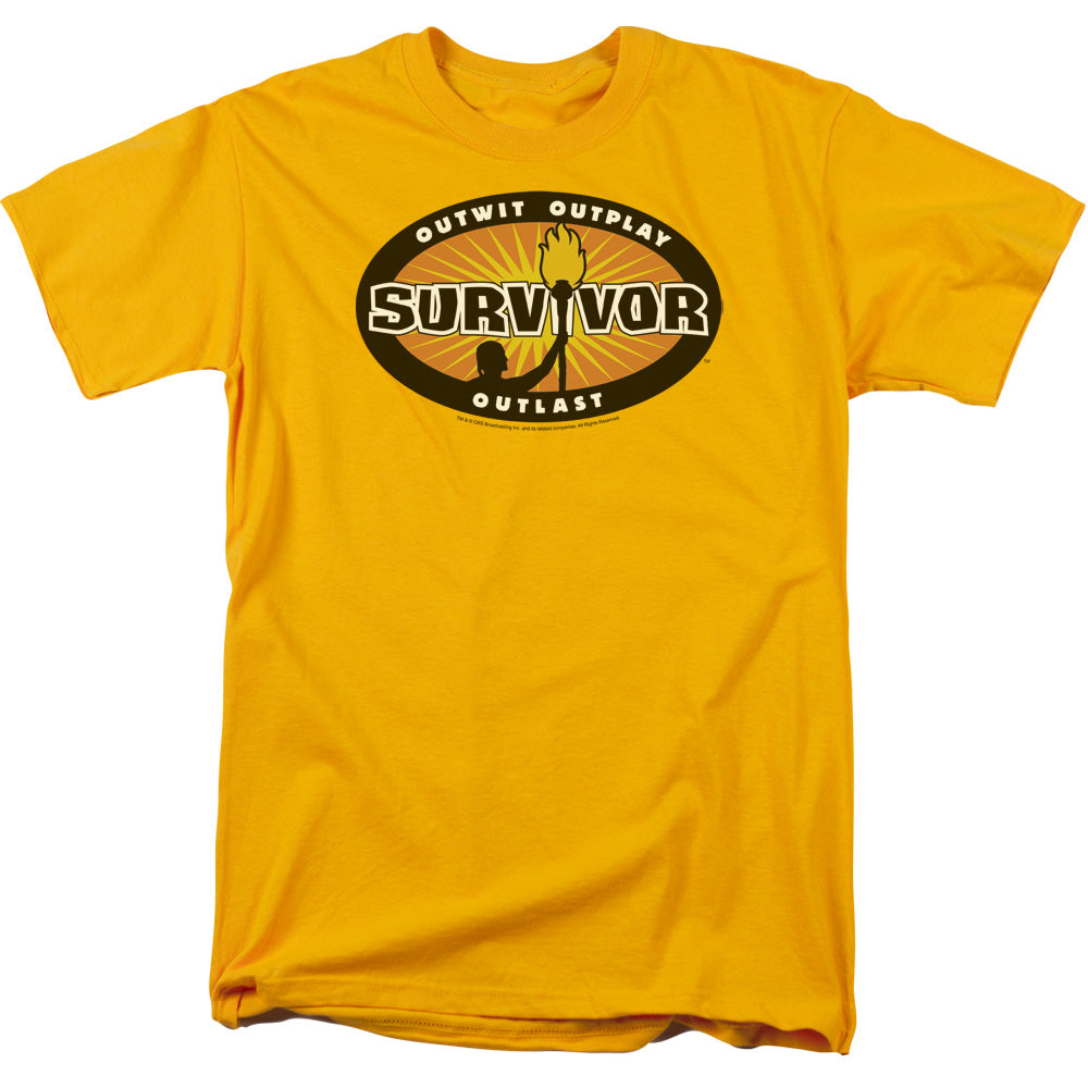 Survivor - Gold Burst - Short Sleeve Adult 18/1 - Gold T-shirt